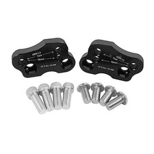 Motorcycle Handlebar Risers Clamp CNC Handle Bar Mount Clamps Black Riser