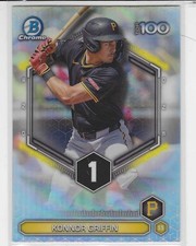 2026 Konnor Griffin Bowman Chrome Bowman Scouts Top 100 Pittsburgh Pirates BTP-1