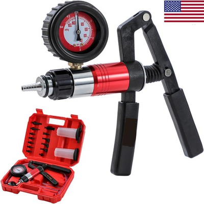 #ad Hand Held Vacuum Pressure Pump Brake Bleeding Kit for Car Motorcycle Adults $28.99
