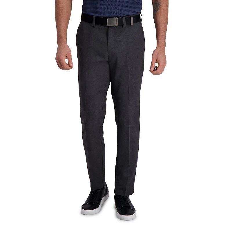 Haggar Cool Right Performance Flex Slim Fit Dress Pants Mens 29x32 Gray NEW