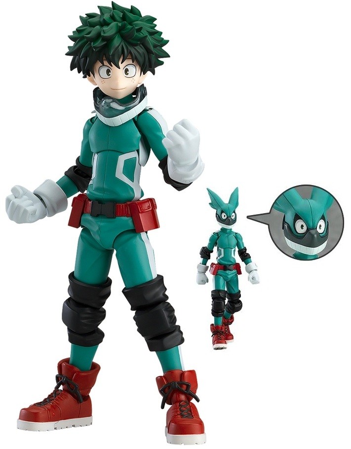 My Hero Academia Izuku Midoriya Figma #323 Figure with Extra Mask