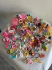 Vintage Barbie Accessories Dishes Food Cleaning Cake Suitcase Skipper
