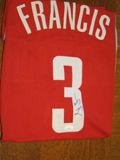 Steve Francis Houston Rocket JSA authenticated autographed custom jersey