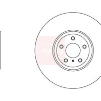 Infiniti G Sal 2007 Bremsscheibe Vorne (Einzel) DSK2833