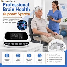 rTMS Magnetic Brain Wellness Device for Depression Anxiety Sleep Focus Memory