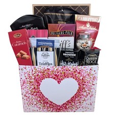 Valentines Day Gift Basket with Chocolates, C...