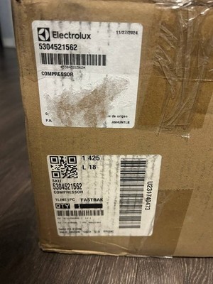 OEM Electrolux Frigidaire Refrigerator Compressor 5304521562 New