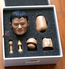 1/6 Scale Jack Ma Head Sculpt HP Headplay Businessman Model Action Figure
