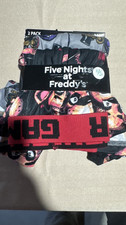 Bioworld FNAF Freddy Boys Boxer Brief Underwear 2 Pack XL Multicolor Stretch