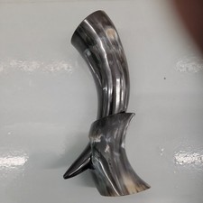 Ox Horn Viking Drinking Horn Beer Mug With Horn Stand