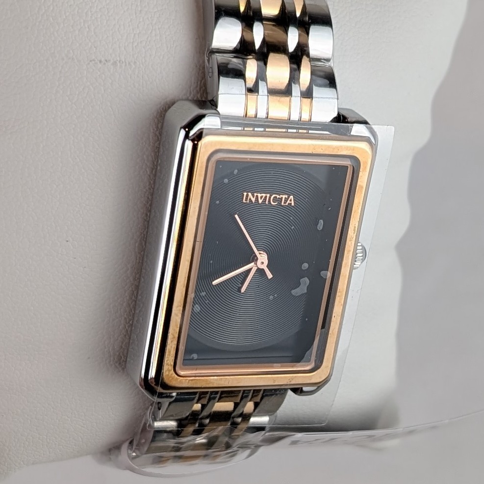 Invicta Wildflower Princess Women Rose Gold Silver Two Tone Rectangle Watch NIB Invicta Wildflower Princess Rectangular Rose Gold Two tone  main image 2