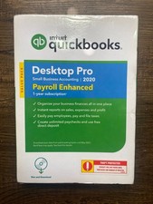 Quickbooks Desktop Pro 2020 Windows Payroll Enhanced - NO Subscription - Sealed