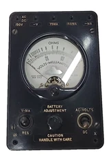 Bell System KS-14234 324 Volts-Milliamperes Meter Ohms