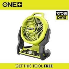 RYOBI ONE+ 18V Cordless Hybrid WHISPER SERIES 7-1/2 in. Fan (Tool Only)