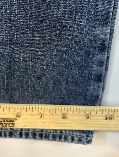 Wrangler Jeans Boys Size 16 (34x27) Husky Cargo Straight Leg Blue Denim Stretch - Picture 14 of 17