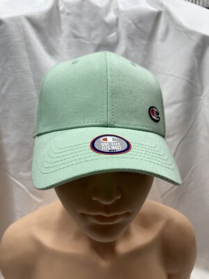 Champion Strap Back Dad Hat Cap Pear Green