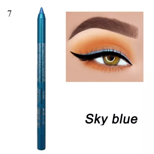 Matita eyeliner colorata 24 ore liquido alto pigmento lunga durata eye liner penna gel - Foto 20 di 110
