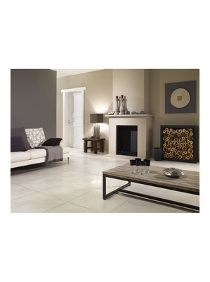 KRISTALL TRAVERTIN ELFENBEIN POLIERT PORZELLAN 600x600x10 mm FLIESEN £25 PRO QM
