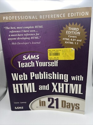 Sams Teach Yourself Web Publishing with HTML and XHTML in 21 Day