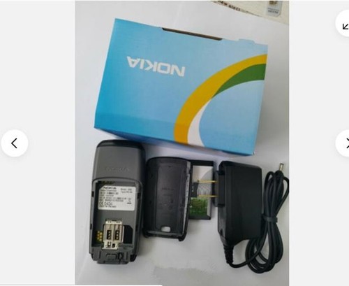 Original Nokia 1600 Black-Silver dual-band Classic 2G GSM GSM 900/1800 phone - Afbeelding 4 van 14