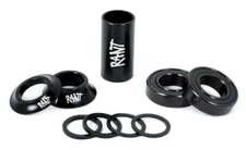 RANT MID BB BOTTOM BRACKET KIT 22mm BMX BIKE SEALED BEARINGS SUBROSA BLACK NEW