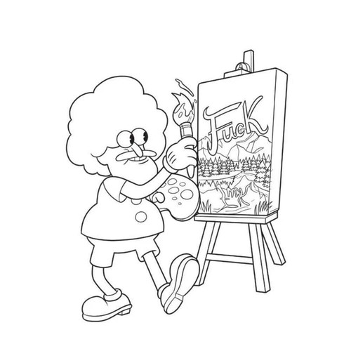 Suck My Crayon Colouring Book - Picture 2 of 4