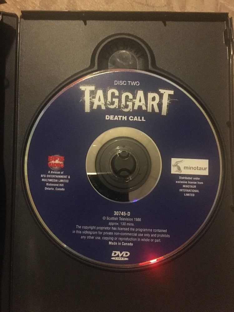 Taggart - Death Call Set (DVD, 2006, 3-Disc Set) 66805307454