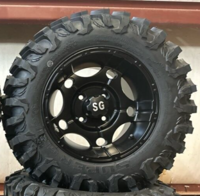 SUPER GRIP XT 23X8-12 4/100 4+3 +5mm Wheels Mini Truck Tire/Wheel