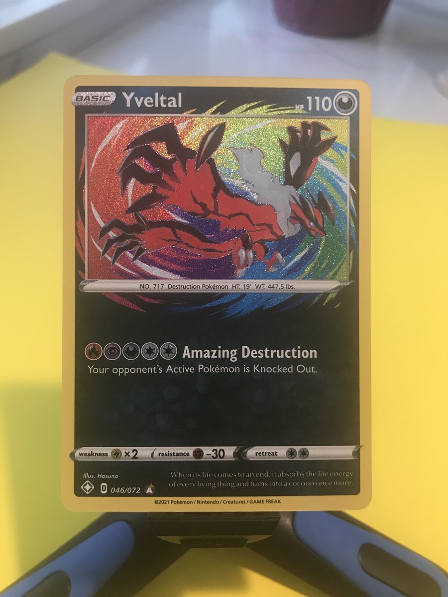 yveltal pokemon card amazing rare Yveltal - Shining Fates [AMAZING RARE]