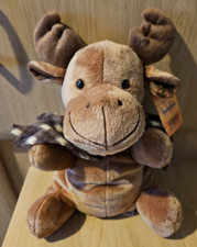 Reindeer Moose Hand Puppet - Xmas Hand Puppet Soft Soft Immaculate Condition [L1