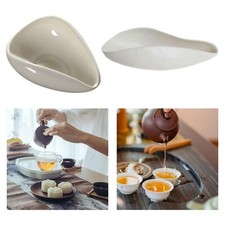 Teaspoon Tea Vessel Spade Handleless Office Ceramic Vintage Loose Tea Scoop