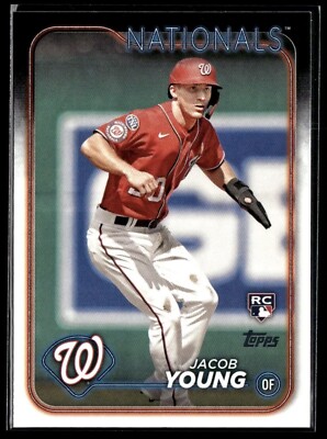 JACOB YOUNG RC 2024 Topps Series 2 #397 Washington Nationals