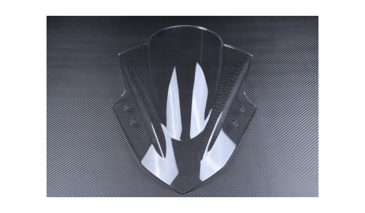 Pare-brise transparent Ninja 300 résistant aux rayures pour supprimer les turbulences