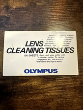 Olympus Lens Cleaning Tissues 100 Sheets