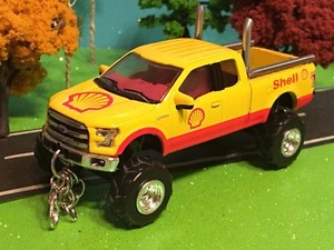 Details About Ford F150 Shell Oil Company 164 Scale Custom Lifted Mufflers Chains Hooks