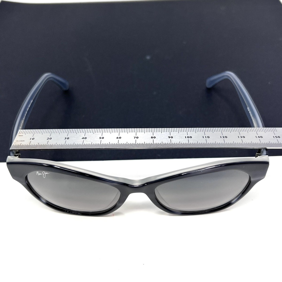 Maui Jim KILA MJ 819-02A Dark Gray Sunglasses Neutral Grey Polarized Lenses Maui Jim Kila MJ 819 02A Black & Pearl Interior Frame +  main image 4