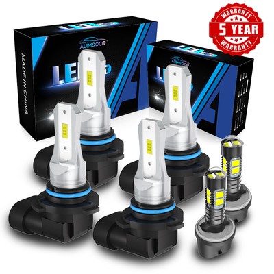 Para For GMC Yukon XL 1500 2500 2000-2006 Combo 6x LED Faro
