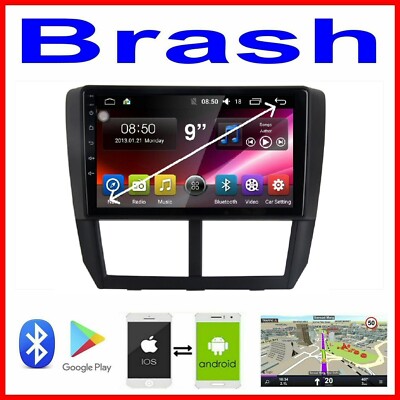 for SUBARU IMPREZA 2007-2011  GPS WIRELESS CARPLAY ANDROID AUTO ODB DAB TPMS DVR