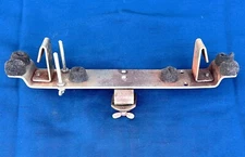 Rogers W & A Quick Hitch Triad Twin Cowbell Wood Block Holder Hoop Clamp Mounted