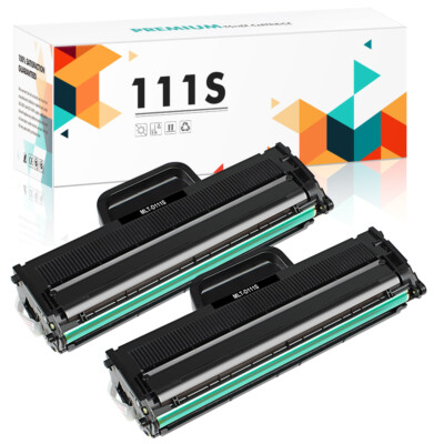 2Pack MLT-D111S D111 Compatible Black Toner for Samsung Xpress M2020W M2070FW