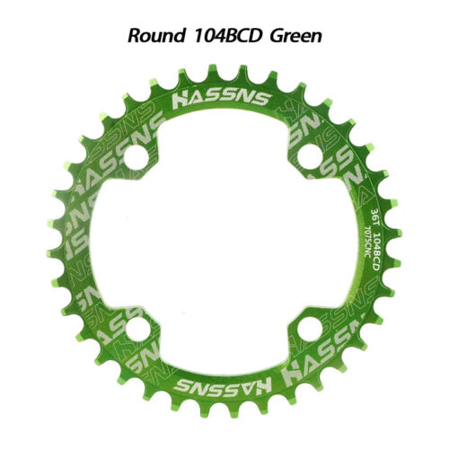 104BCD Lightweight Mountain Bike Oval Chainring 8-12 Speed 30-42T Round Sprocket - Picture 7 of 33