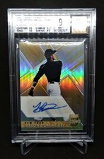 2019 Elite Extra Draft JASSON DOMINGUEZ Gold Optichrome Refractor 2/10 BGS MINT 