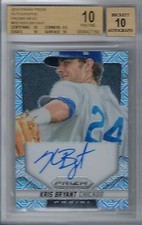 2014 PANINI PRIZMS MOJO KRIS BRYANT AUTO RC #9/75 BGS 10 PRISTINE AUTO 10