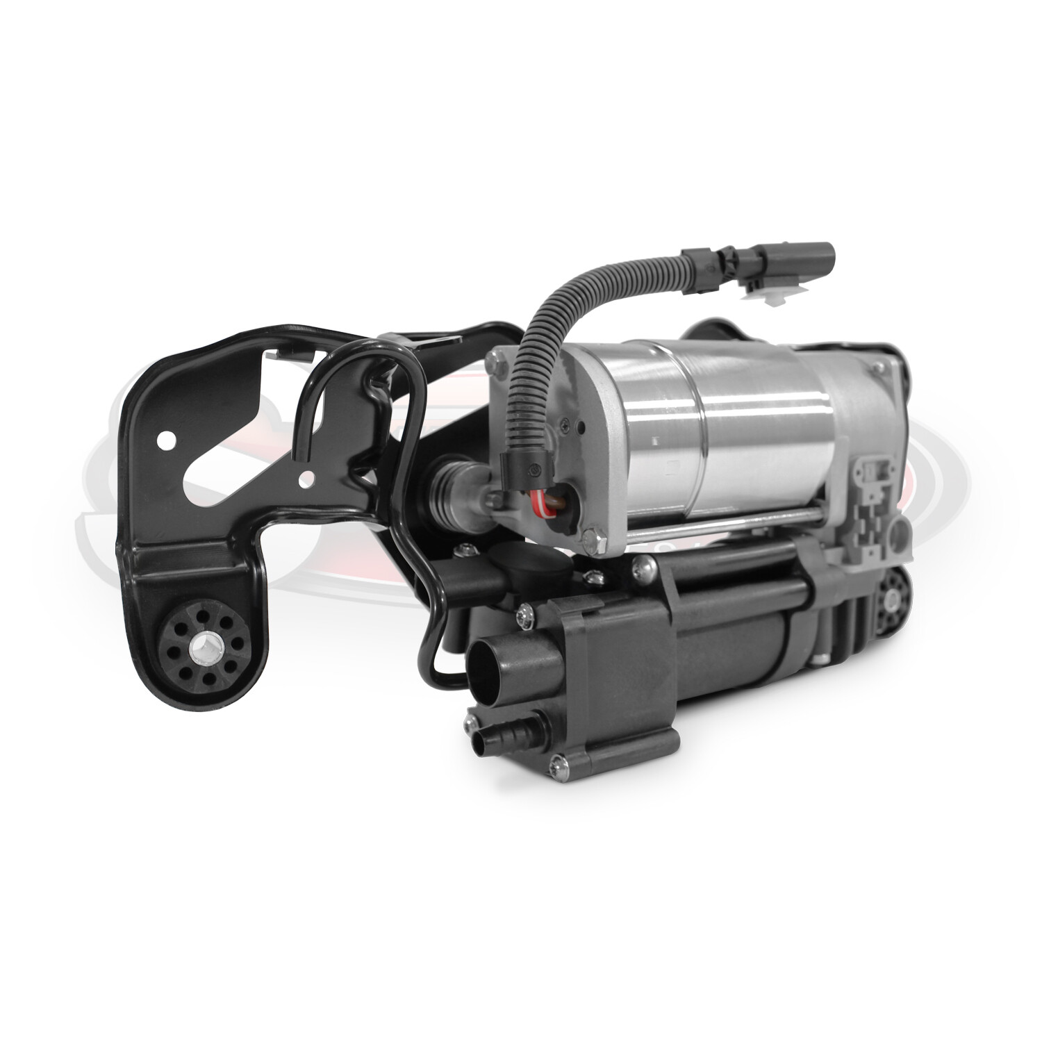 2014-2018 BMW X5 Air Ride Suspension Compressor Pump with Mounting Cage F15/F85