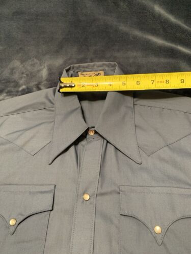 Vintage 70s The Alamo Ranchwear Pearl Snap Button Mens Dress Shirt - Picture 6 of 24