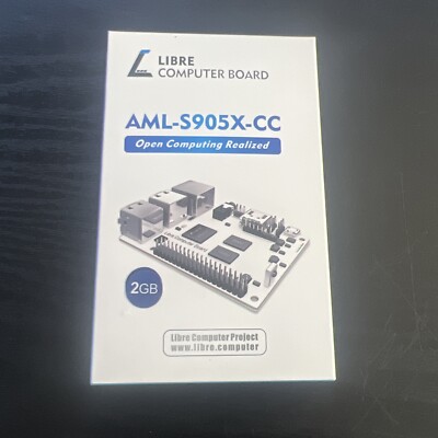 Libre Computer Board AML-S905X-CC (Le Potato) 64-bit Mini Computer for 4K 2GB