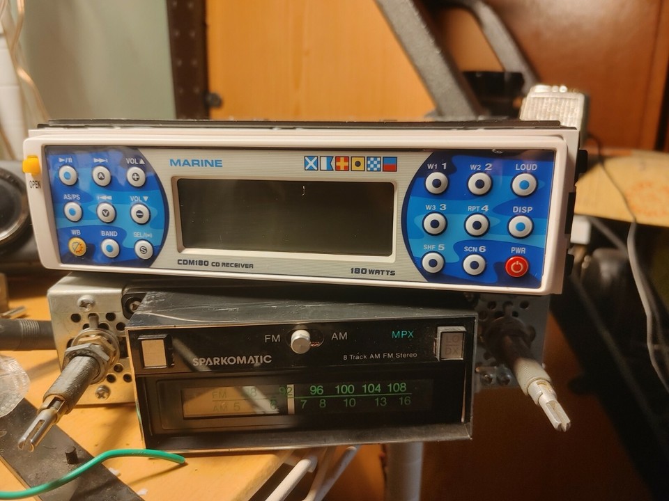 High End Dual Audio CDM180 Marine Radio Car Boat Stereo NOAA Weather