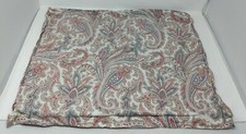Lauren Ralph Lauren Paisley Floral Pillow Sham Case Cover 20" x 24" Cotton VTG