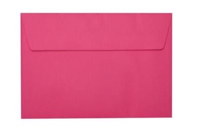25 B6 Hüllen mit H a f t s t r e i f e n 125x176 mm in Pink
