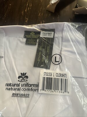 Natural Uniforms Unisex 40 inch Lab Coat Long Sleeve Professional, Various Sizes